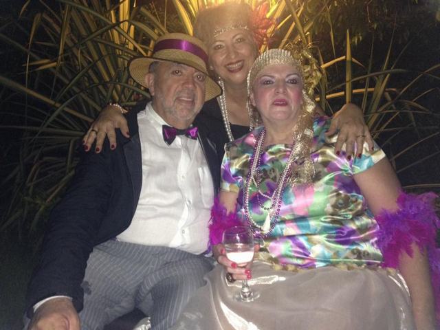 Mario Guzmán, Nubia Monje y Clarita Leyva de Monje.